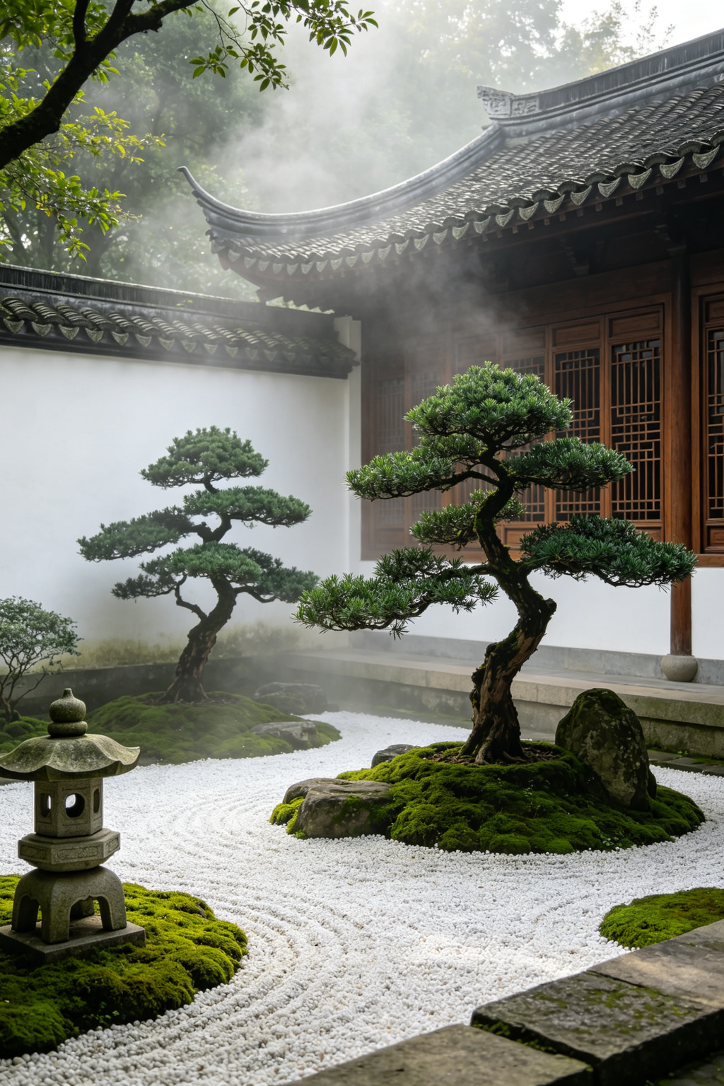 寺院禅意效果图